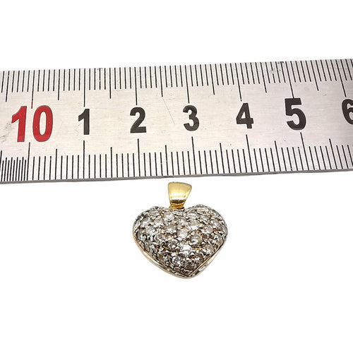 Collier en or jaune & diamants