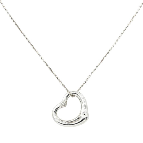 Collier Tiffany & Co Collier Open Heart Argent Diamant 58 Facettes 4516623RV
