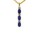 Pendentif Pendentif en or avec diamants et saphir 58 Facettes 2137