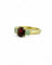 Bague 55 Bague en or jaune rubis et diamants 58 Facettes
