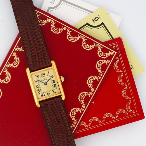 Cartier Tank Must - Lemon roman dial - SM