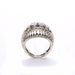 Bague 51.5 Bague bombee platine et diamants 58 Facettes 32