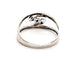 Bague 58 Bague Or blanc Saphir 58 Facettes 1180544CD