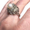 Bague 57 Bague style rétro 1945 en platine avec diamants et perle 58 Facettes A1139 (4402)