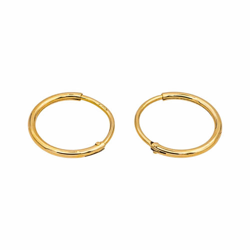 Boucles d'oreilles Boucles d'oreilles Créoles  Or jaune 58 Facettes 4823781CN