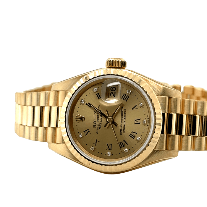 Montre Rolex - Montre Femme date just - Or jaune 58 Facettes 1.0000298/1