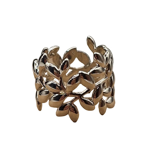 Bague 54 Tiffany & Co. - Bague Paloma Picasso motif feuilles en argent 58 Facettes