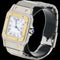 Montre Cartier Montre Santos Dame Or Jaune 18K Et Acier 58 Facettes MT45185