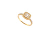 Bague 53 Bague or jaune diamants 58 Facettes 265377