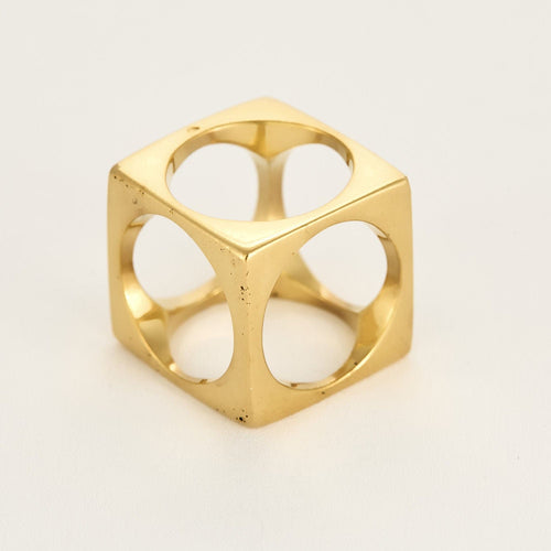 Pendentif DINH VAN - Le Pavé - Pendentif en or jaune 58 Facettes CHAL1207