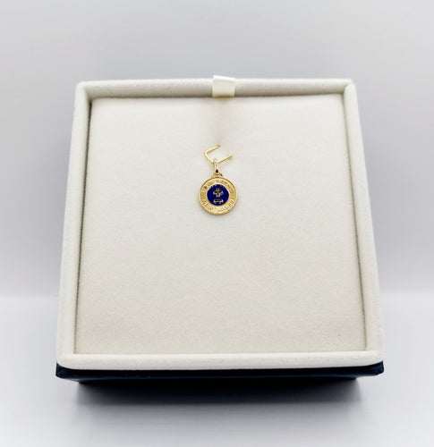 AUGIS - Pendentif médaille d'amour or jaune "+ qu'hier - que demain" - L'Élégante Bleue