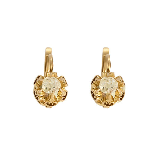 Boucles d'oreilles Boucles d'oreilles en Or jaune 18k Diamants 58 Facettes TAR11392