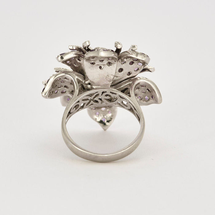 bague 53 MATY - Bague fleur 58 Facettes 240253