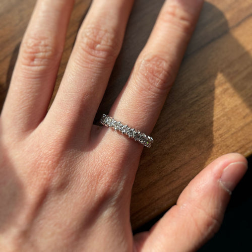 Bague 56 Alliance - Or & Diamants 58 Facettes 250053R