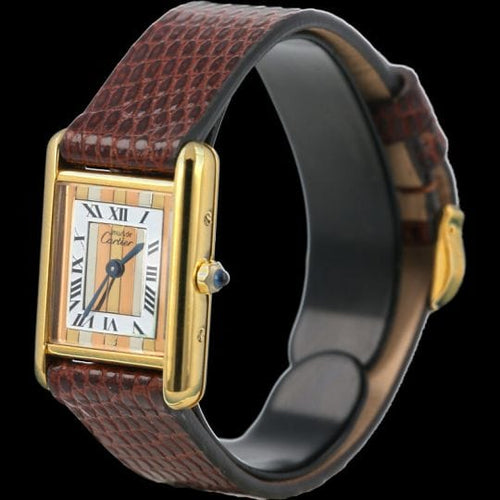 Montre Cartier Montre Tank Vermeil 58 Facettes MT41146