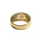 Bague 55 Bague bandeau or jaune diamants 58 Facettes Q148B
