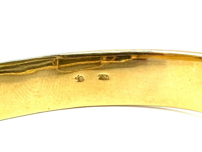 Bracelet Bracelet vintage en or jaune 18K et citrine 58 Facettes