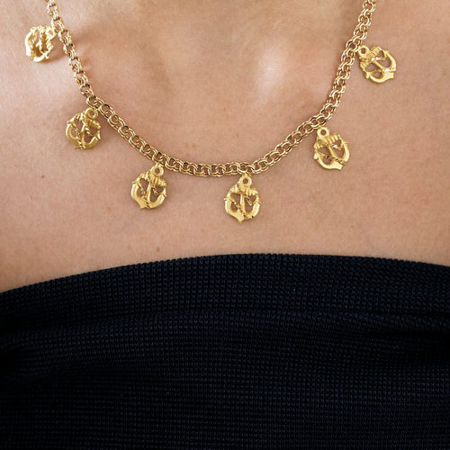 Collier Collier Ancre 58 Facettes LP823