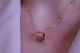 GUCCI necklace - Rose gold and pink sapphires necklace 58 Facettes 163383J85408065