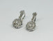 Boucles d'oreilles Boucles d’oreilles saphirs et diamants 0,88 ct en or 18k 58 Facettes Q351B