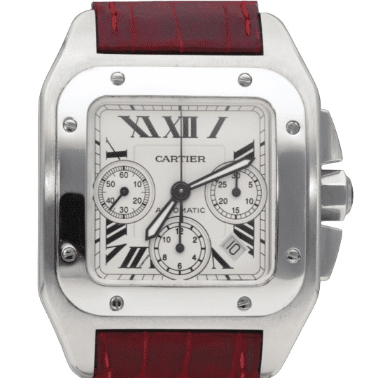 Montre Cartier Montre Santos 100 Xl Chronograph 58 Facettes MT41470