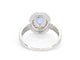 Bague 54 Bague en or blanc avec diamants et tanzanite 58 Facettes 2325