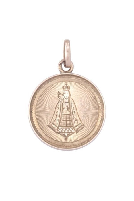 Pendentif Médaille or rose notre dame de la délivrande 58 Facettes 092091