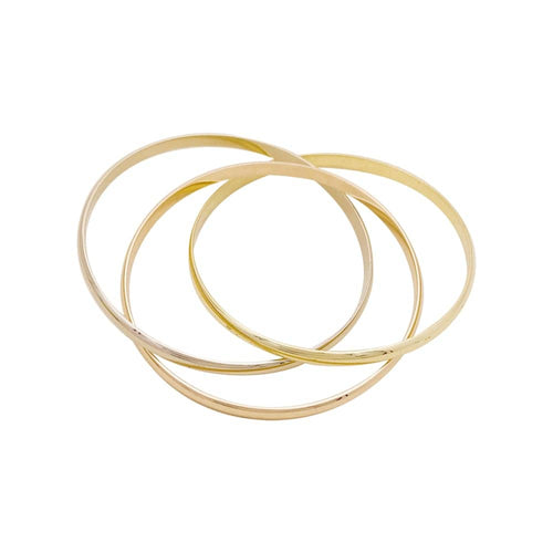 Bracelet Bracelet Cartier, "Trinity", trois ors. 58 Facettes 35026
