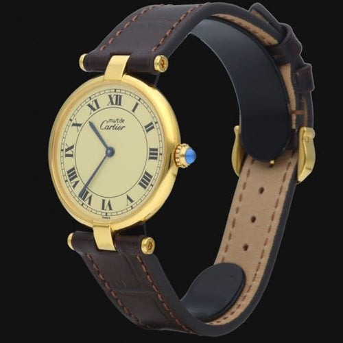 Montre Cartier Montre Must De Cartier Vermeil 58 Facettes MT42956