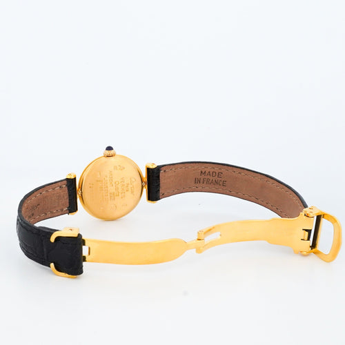 Montre Cartier - Montre Must Colisée 24 mm en vermeil, cadran trinity ivoire 58 Facettes