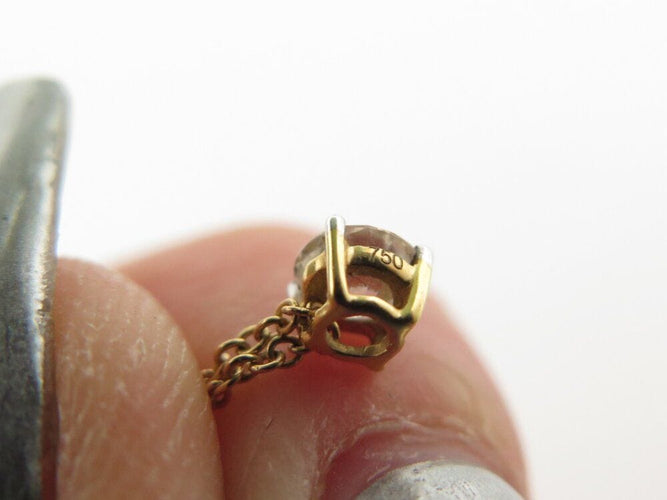 Collier collier pendentif solitaire 38-42cm diamant brillant 0.2ct or 1.7g 58 Facettes 268521