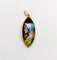 Pendentif Pendentif Art nouveau plaque émaillée à la jeune fille en or 18k 58 Facettes A06403