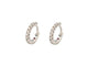 Boucles d'oreilles deux mono boucle d'oreille juliette j0485w 10mm en or blanc & diamants 58 Facettes 266850
