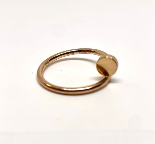 Bague 56 Cartier - Bague « juste un clou » or rose PM 58 Facettes