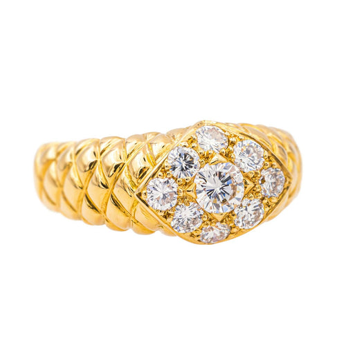 Bague 54 Bague  Or jaune Diamant 58 Facettes 4226566CN