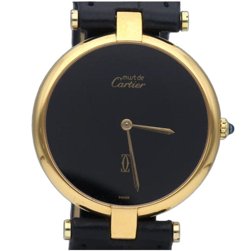 Montre Cartier Montre Must De Cartier Vermeil 58 Facettes MT40922