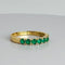 Bague 17 Bague vintage avec émeraudes 58 Facettes 2505012