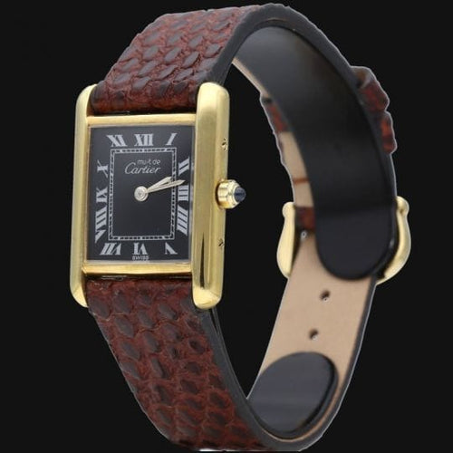 Montre Cartier Montre Tank Vermeil 58 Facettes MT42951