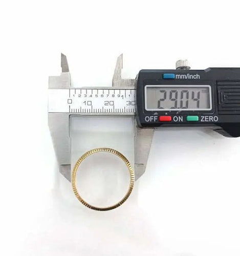 Lunette en or jaune d'origine Rolex 58 Facettes 9973