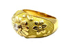 Bague 57 VAN CLEEF & ARPELS. Bague vintage or jaune 18K et diamant 58 Facettes