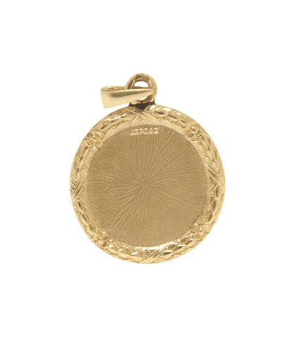 Pendentif + Qu'hier Que Demain Or jaune 18K Rubis Diamant