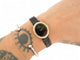 Montre vintage montre baume & mercier ovale 38336 en or jaune 18k mecanique lady 58 Facettes 271279