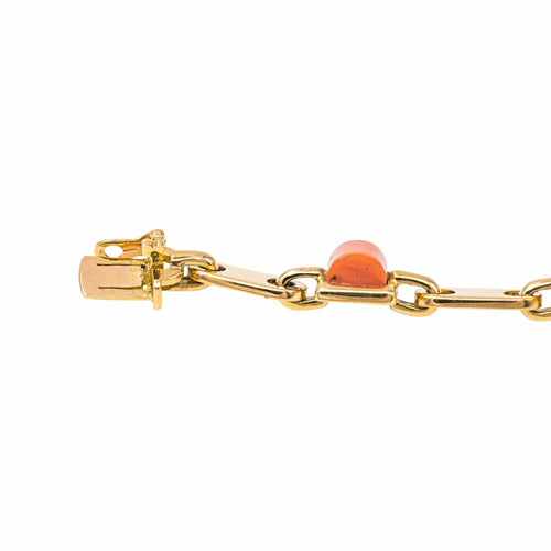 Bracelet Cartier Bracelet  Or jaune Onyx, Corail 58 Facettes 3982037RV
