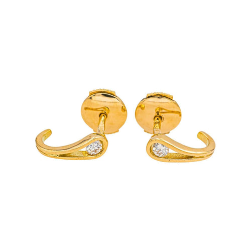 Boucles d'oreilles Boucles d'oreilles Puces Or jaune Diamant 58 Facettes 4830441CN
