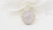Bague 54 Bague boule en or jaune et diamants 58 Facettes 32585