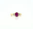 Bague 55 Bague en or jaune rubis et diamants 58 Facettes