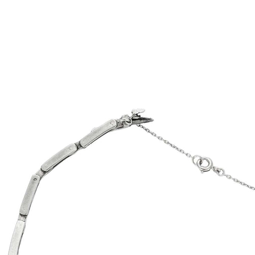 Bracelet en or gris avec diamants