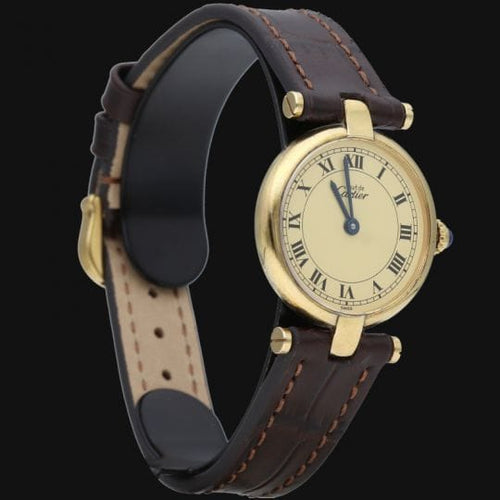 Montre Cartier Montre Must De Cartier Vermeil 58 Facettes MT41233