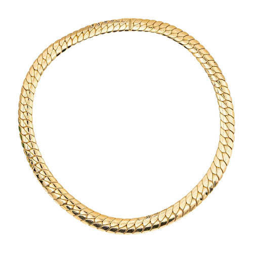 Gay Frères Collier Maille Anglaise  Or jaune