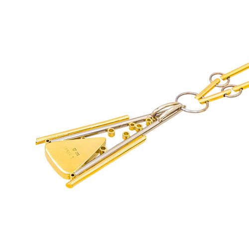 Collier Collier Or jaune, Or blanc Diamant, Opale 58 Facettes 578091CD
